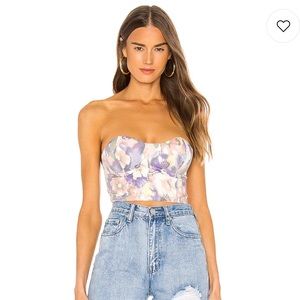 Revolve Nova Bustier Top in Pink Floral
superdown